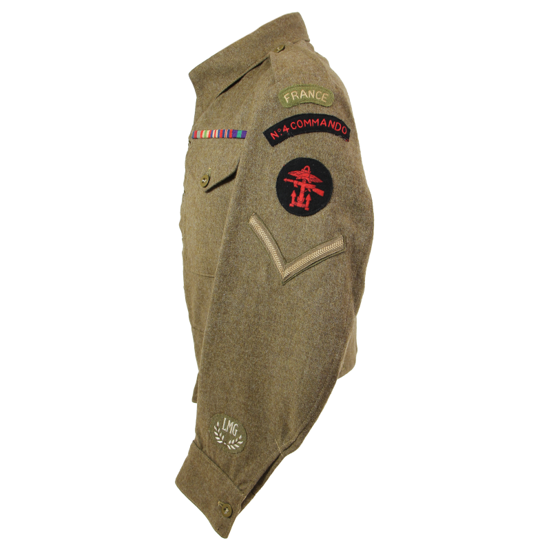 Battledress, British, 1940 Pattern, Lance Corporal, No. 4 Commando, FFF, 1944
