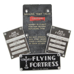 Plaques d'avions, Boeing B-17 Flying Fortress & Lockheed T-33A-1-LO Shooting Star
