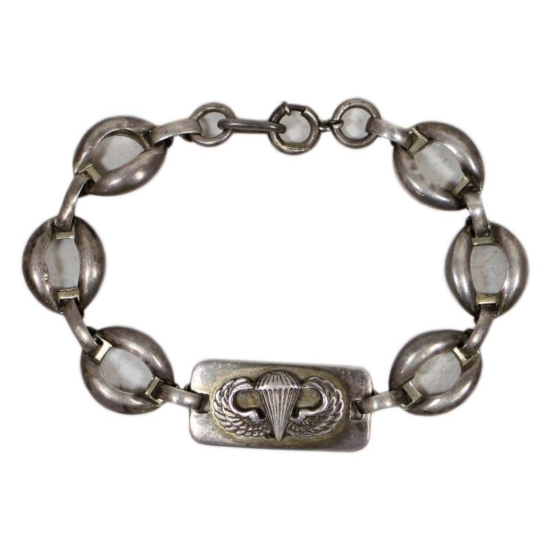 Bracelet, Chain, US Army, Parachutist, Sterling