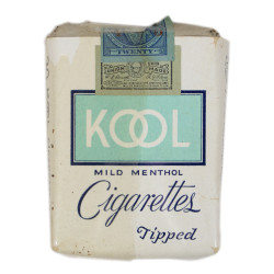Paquet de cigarettes, KOOL, FOR VICTORY BUY WAR BONDS, 1943, plein