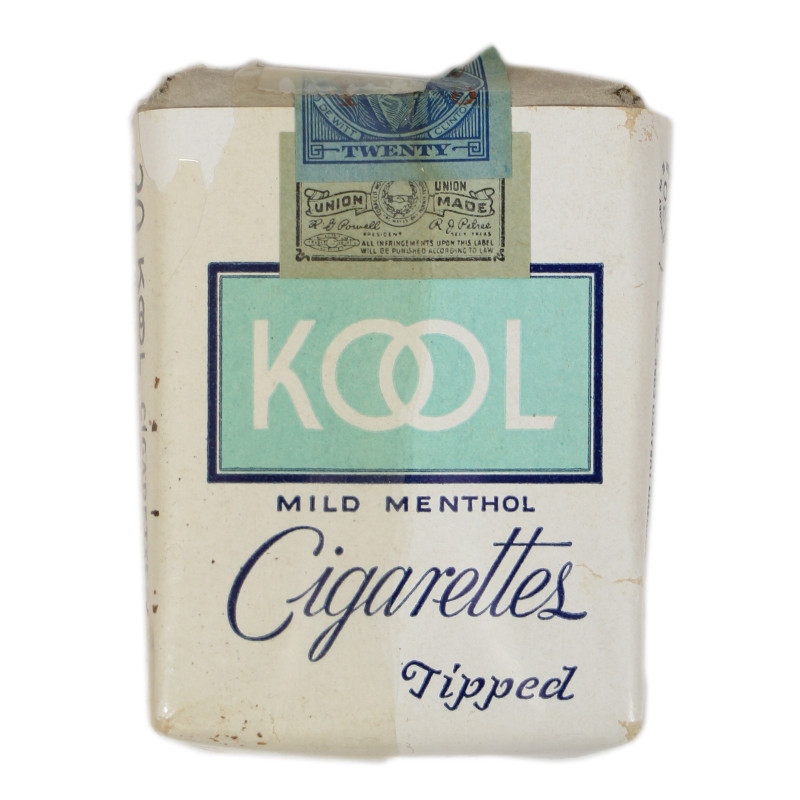 Pack, Cigarette, KOOL, FOR VICTORY BUY WAR BONDS, 1943, Full