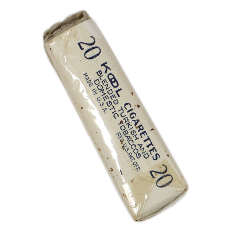 Paquet de cigarettes, KOOL, FOR VICTORY BUY WAR BONDS, 1943, plein