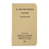 Booklet, Religious, A Devotional Guide For Service Men, 1941, Mint