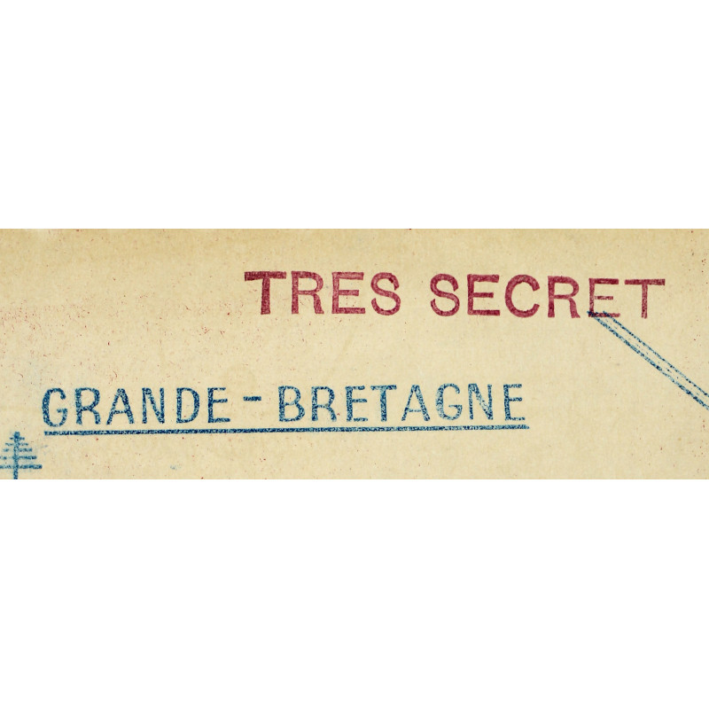 Document stratégique, Schéma participation française, TRES SECRET, 1944