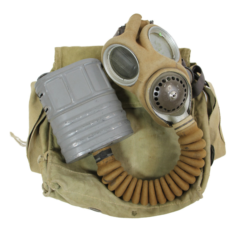 Masque à gaz britannique Mk IV, 1939-1942, complet