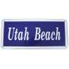 Pancarte émaillée, UTAH BEACH, 45 x 20 cm