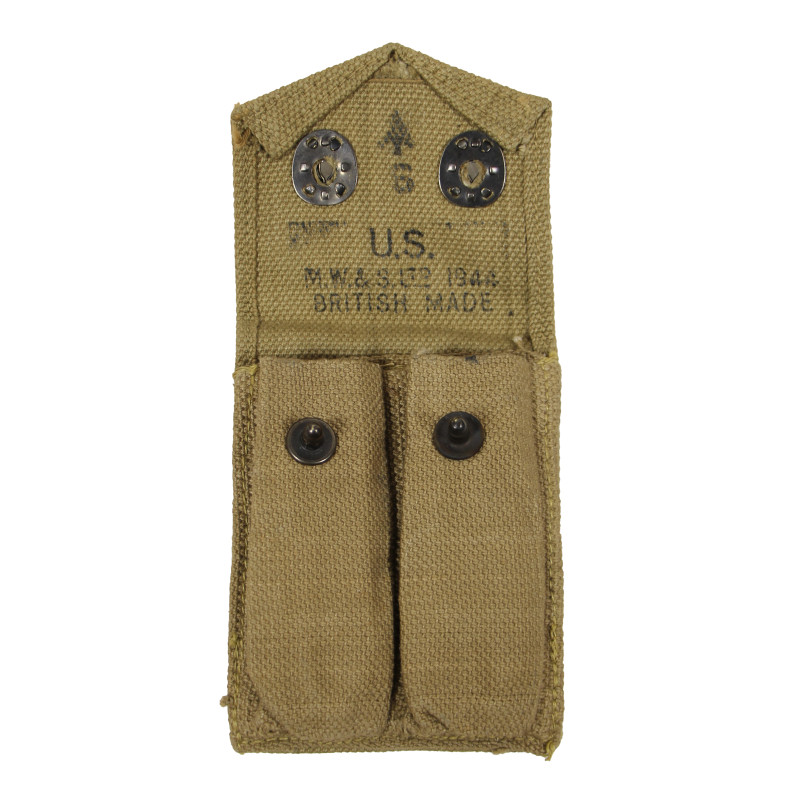 Pouch, Magazine, M1911A1 Pistol, British-Made, M.W. & S. Ltd. 1944