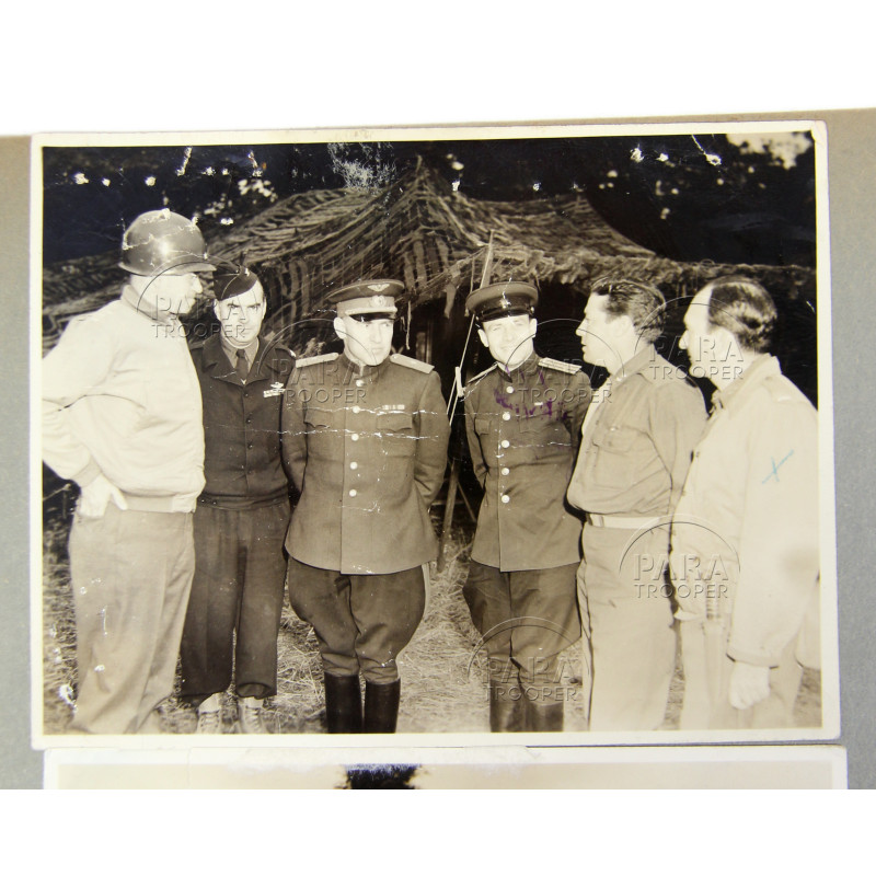 Photographies, US Army, officiers de liaison américains et soviétiques, Normandie, France, Allemagne, Égypte, Ukraine, 1944-1946