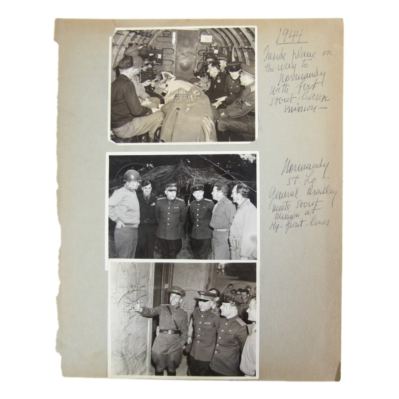 Photographies, US Army, officiers de liaison américains et soviétiques, Normandie, France, Allemagne, Égypte, Ukraine, 1944-1946