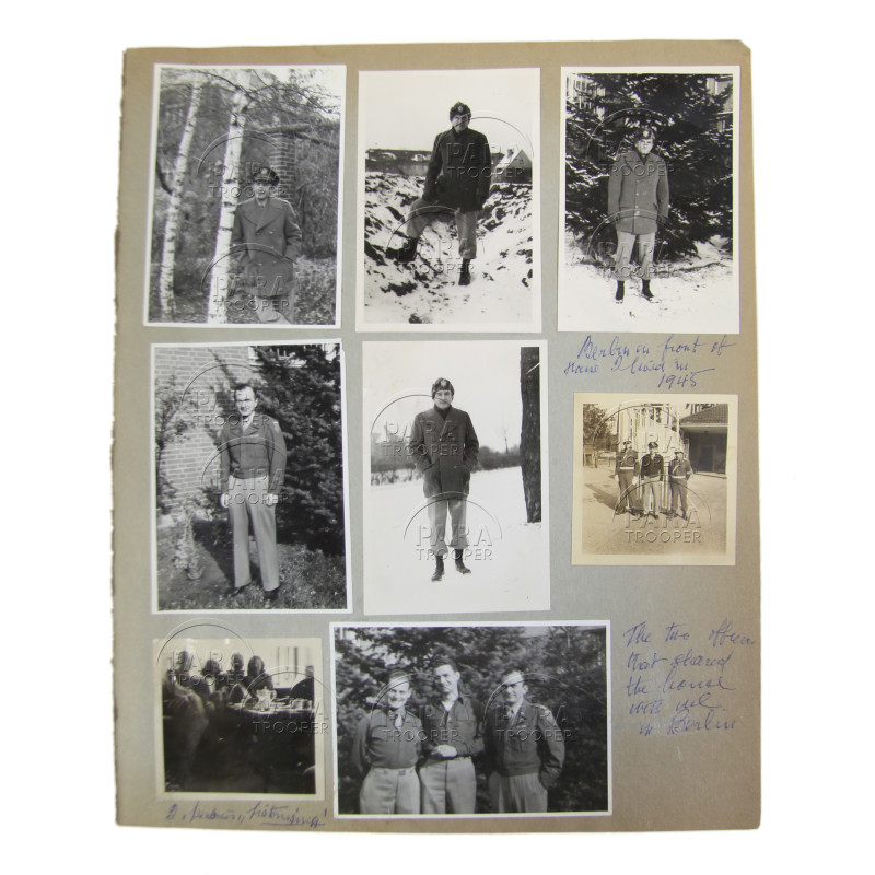 Photographies, US Army, officiers de liaison américains et soviétiques, Normandie, France, Allemagne, Égypte, Ukraine, 1944-1946