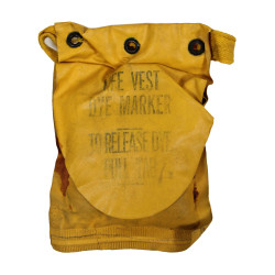 Pochette de fluorescéine, gilet de sauvetage, USAAF & USN, intacte