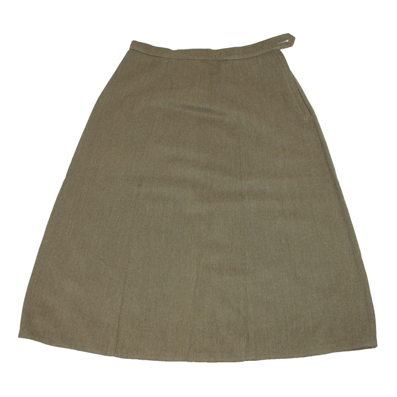 Skirt, Wool, OD, WAC, Size 18