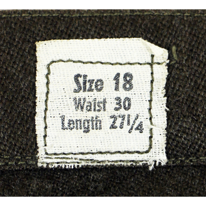 Skirt, Wool, OD, WAC, Size 18