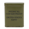 Tin, US Army, Medical Department, Iodine Swabs, Item No. 9767500