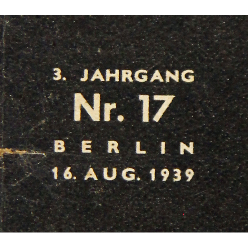 Magazine, Die Wehrmacht, 16 août 1939