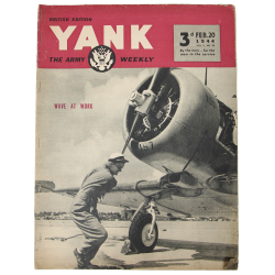 Magazine YANK, 20 février 1944, British Edition, WAVE at work