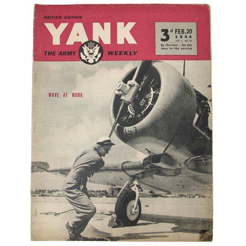 Magazine YANK, 20 février 1944, British Edition, WAVE at work