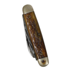 Couteau de poche multifonction, U.S.A., plaquettes en corne