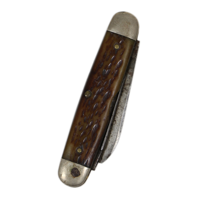 Couteau de poche multifonction, U.S.A., plaquettes en corne