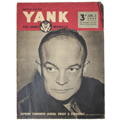 Magazine, YANK, January 2, 1944, 'Supreme Commander General Dwight D. Eisenhower'