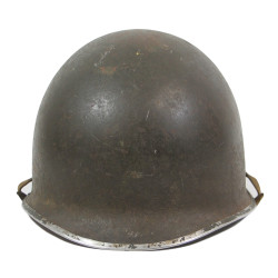 Helmet, M1, Fixed Loops, ST. CLAIR RUBBER CO. Liner, Technician 4th Grade