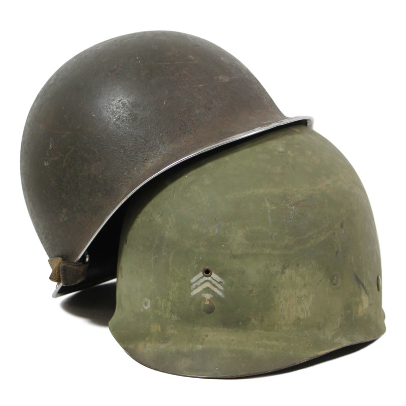 Casque M1, pattes fixes, liner ST. CLAIR RUBBER CO., Technician 4th Grade