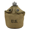 Gourde US Army, A.G.M. CO., complète, housse renforcée, A.G. CORP. 1942