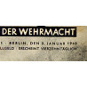 Magazine, Die Wehrmacht, January 3, 1940