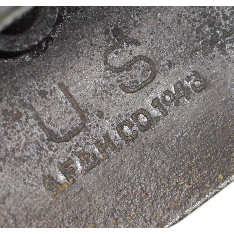 Shovel, Folding, M-1943, A.F. & H. CO. 1943, with Carrier, 1st Type, BRESLEE MFG. CO. 1943