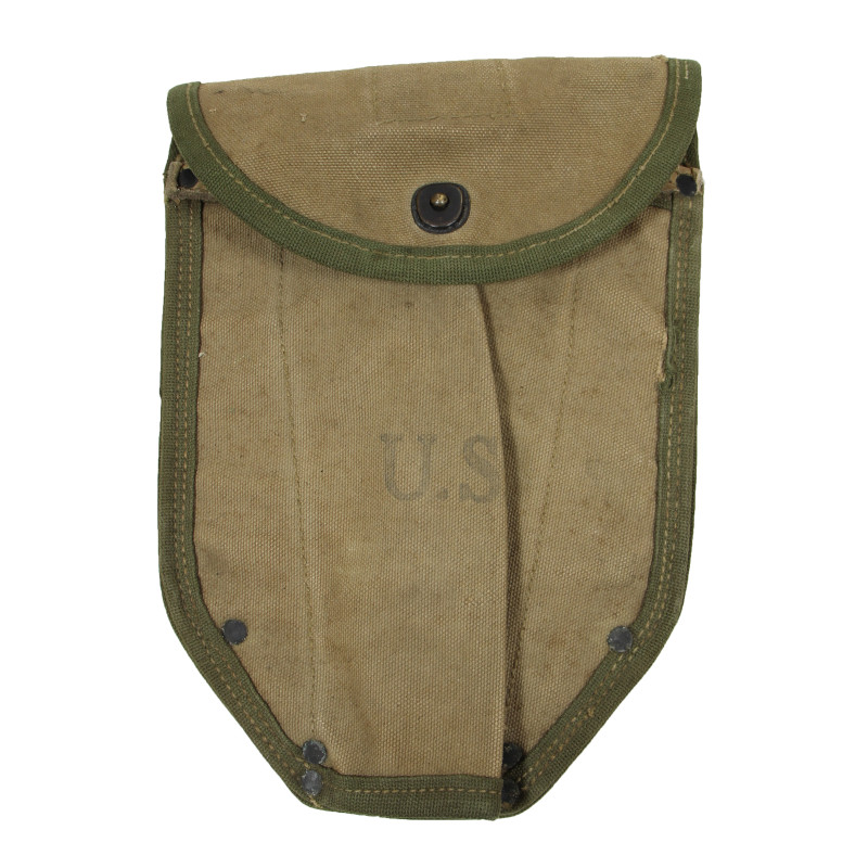 Shovel, Folding, M-1943, A.F. & H. CO. 1943, with Carrier, 1st Type, BRESLEE MFG. CO. 1943