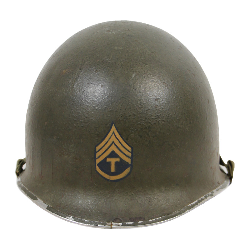 Casque M1, 10th Armored Division, "Tigers", Bastogne