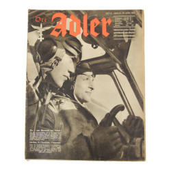 Magazine, Der Adler, April 22, 1941, Bilingual Edition