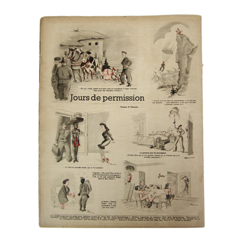 Magazine, Der Adler, 16 décembre 1941, édition française