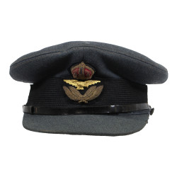 Cap, Peak, Officer's, Royal Air Force, Size 7, Named