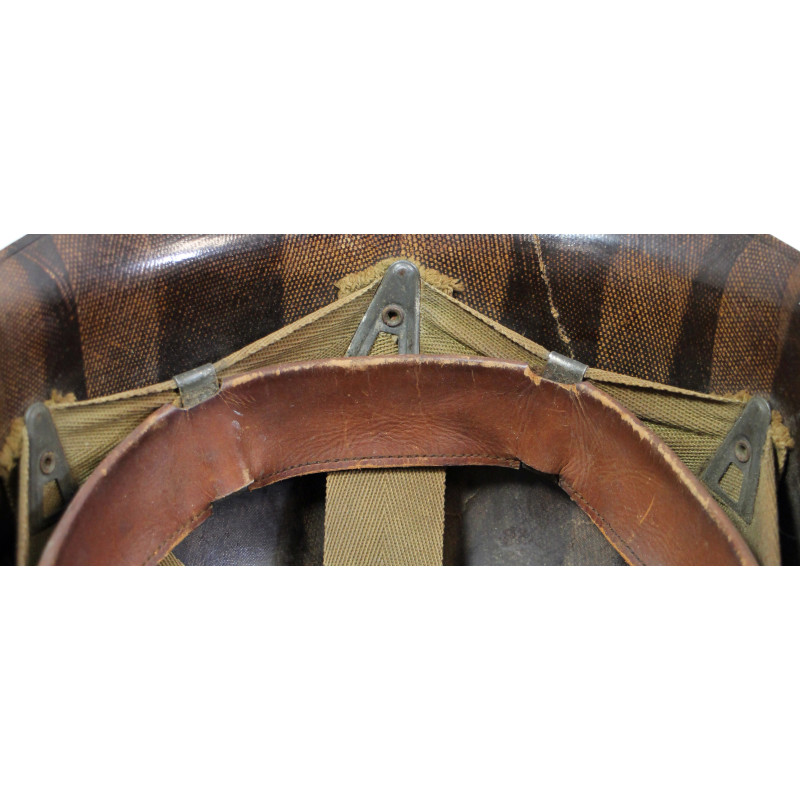 Casque M1, pattes fixes, liner WESTINGHOUSE, T/5 Ralph Williams, assistant aumônier, ETO