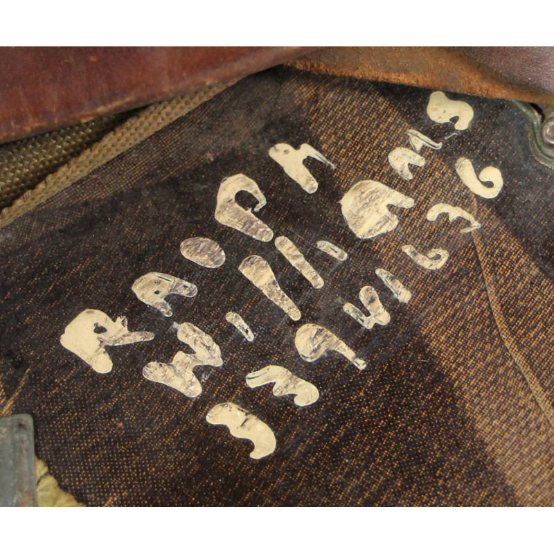 Casque M1, pattes fixes, liner WESTINGHOUSE, T/5 Ralph Williams, assistant aumônier, ETO