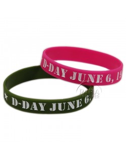 Bracelet, silicone, D-Day, June 6, 1944