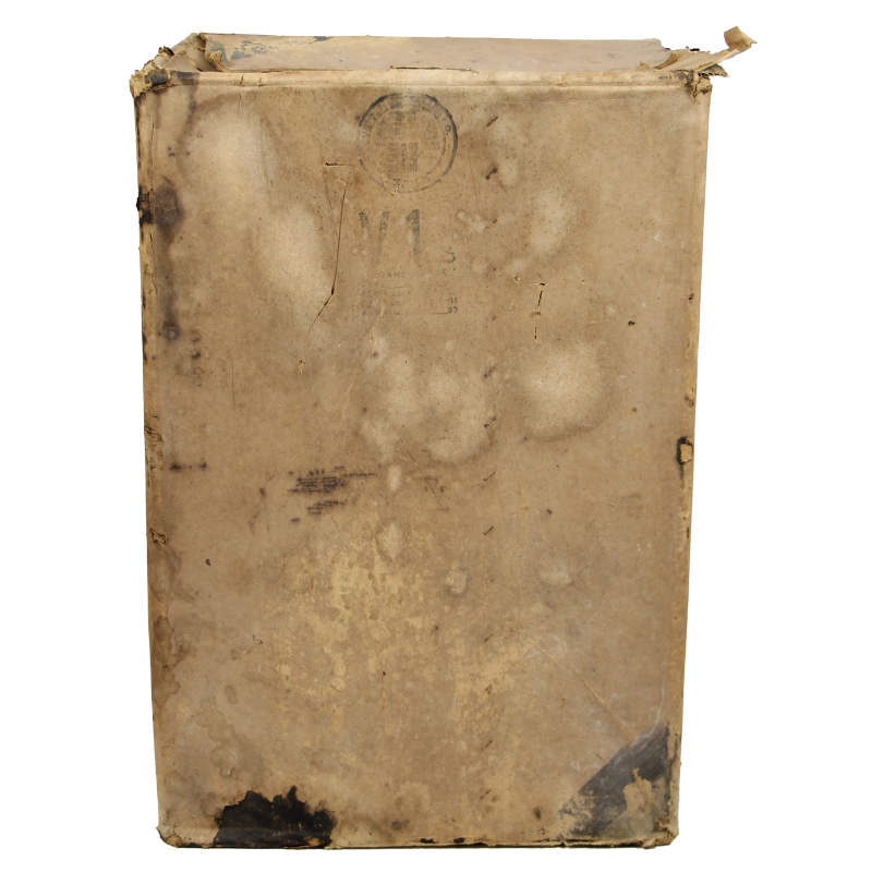 Carton de ration V1s, 1000 cigarettes, LUCKY STRIKE, vide