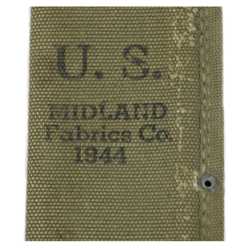 Scabbard, Canvas, Machete, US Army, MIDLAND FABRICS CO. 1944