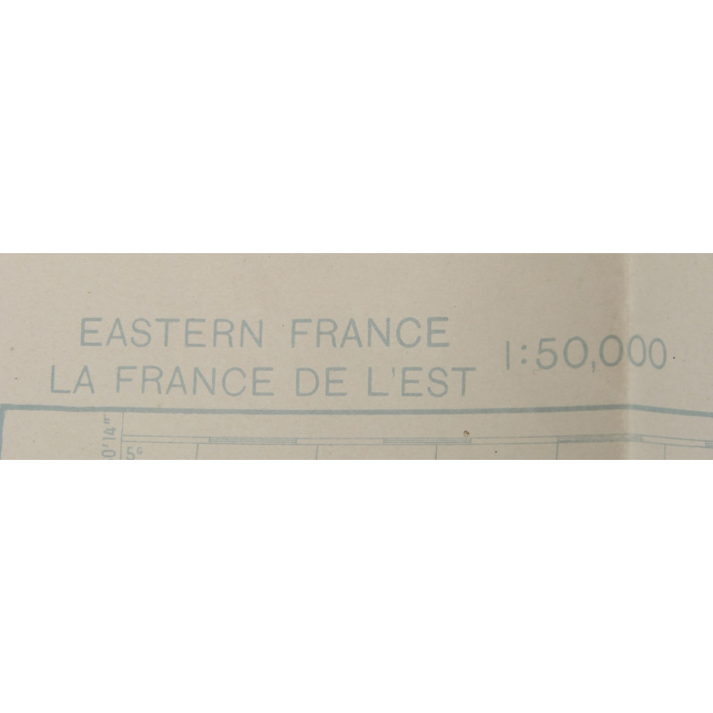 Map, Allied, Cannes, Operation Dragoon, SECRET, 1944, 509th PRCT