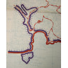 Map, Allied, Cannes, Operation Dragoon, SECRET, 1944, 509th PRCT