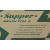 Lot de trois rations, Type K, Breakfast, Dinner, Supper, 1944, INTACTES