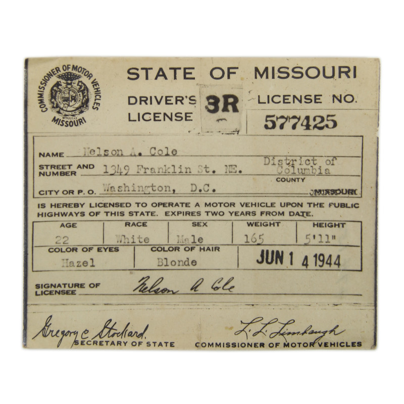 Grouping, Cpl. Nelson Cole, 115th Inf. Regt., 29th Infantry Division