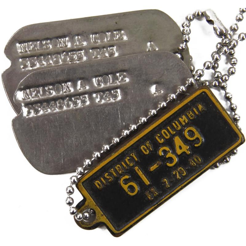 Grouping, Cpl. Nelson Cole, 115th Inf. Regt., 29th Infantry Division