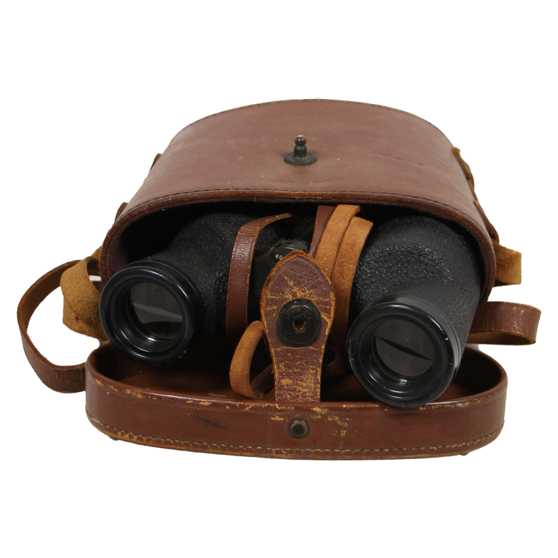 Binoculars, 6x30, M3, NASH-KELVINATOR CORP. 1943, with Case, Carrying, M17