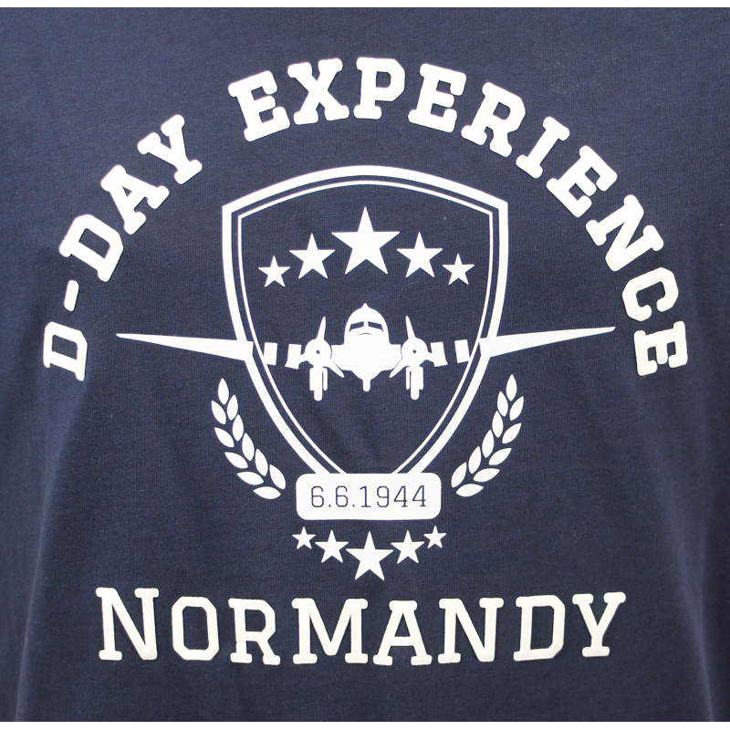 T-Shirt, blue navy, D-Day Experience