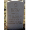 Télégramme, Pvt. Lewis Crook, Co. D, 25th Tank Bn., 14th Armored Division, KIA 15 décembre 1944, France