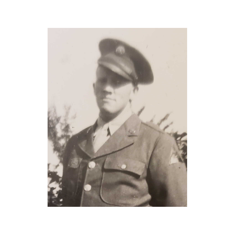 Télégramme, Pvt. Lewis Crook, Co. D, 25th Tank Bn., 14th Armored Division, KIA 15 décembre 1944, France
