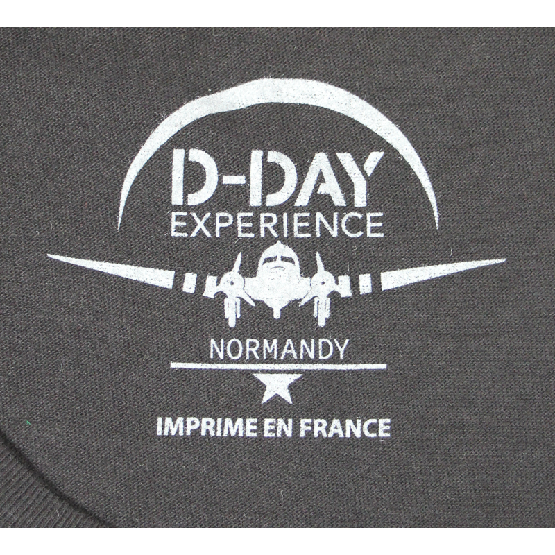 T-Shirt, noir, coeur US, 101ème Airborne