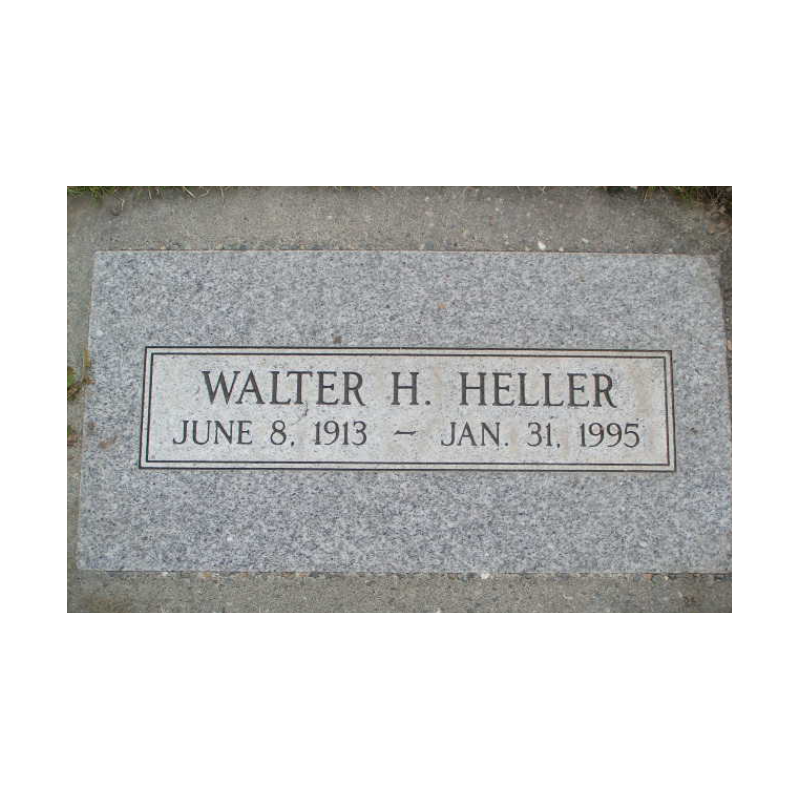Plaques d'identité, Dog Tags, T/5 Walter Heller, Co. B, 132nd Ordn. Maint. Bn., 10th Armored Division, ETO